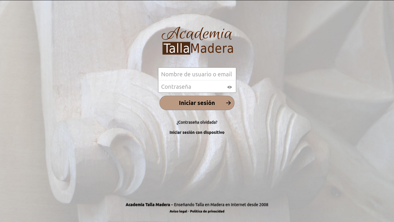 Boletín Academia Virtual de Talla en Madera