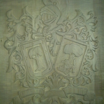 proceso de un escudo heraldico,ultimos pasos