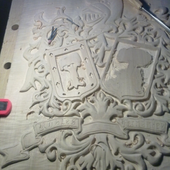proceso de un escudo heraldico