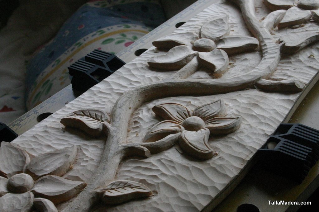 El relieve terminado, con la firma «Feli '08»