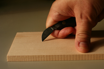 Corte con el cuchillo Wayne Barton