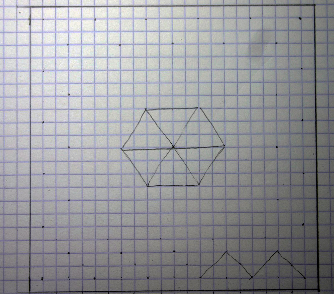 El cuarto diseño calcado en la tabla