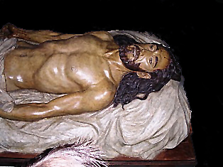 Cristo yacente, obra de Mariano Benlliure