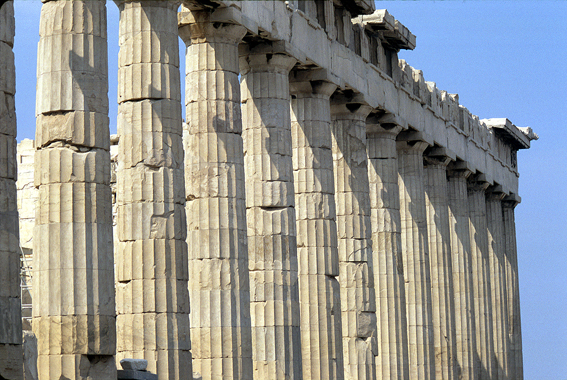 Columnas dóricas del Partenón