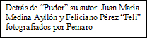 Rótulo del taller presentando «Pudor»