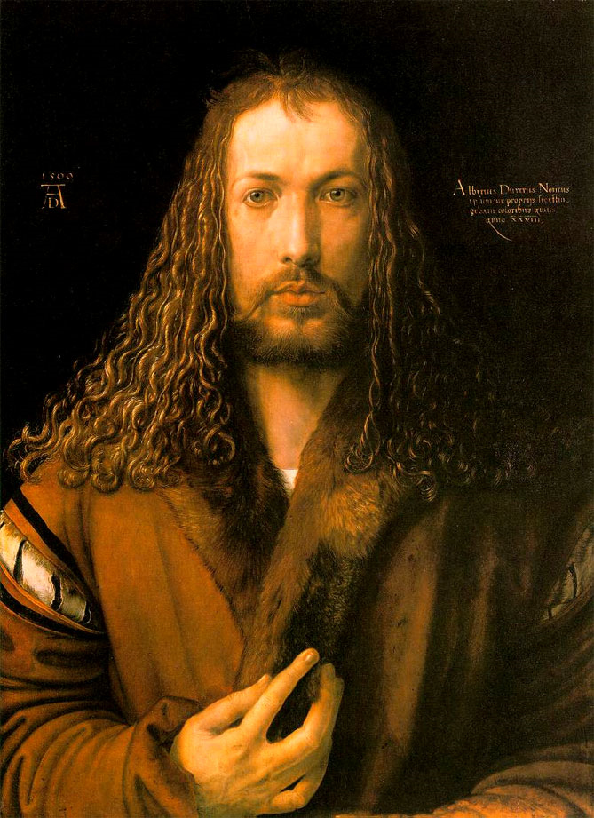 Autorretrato de Alberto Durero (1500)