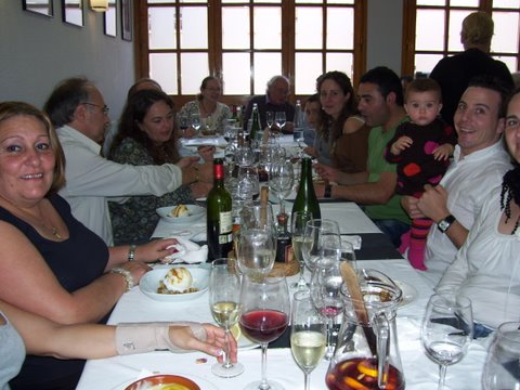La comida del encuentro en el restaurante (2)