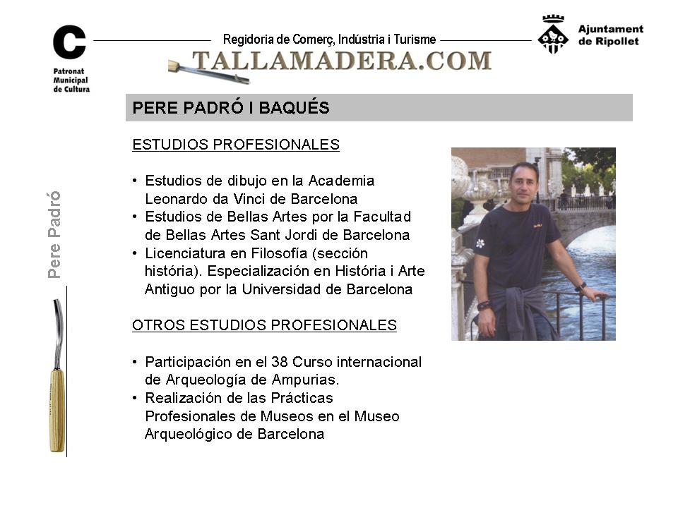 Presentación de Pere Padró en el encuentro
