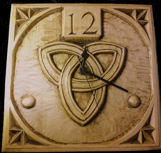 El reloj de pared terminado
