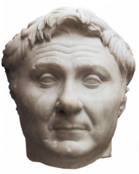 Retrato de Pompeyo el Grande, mármol romano del siglo I a.C.