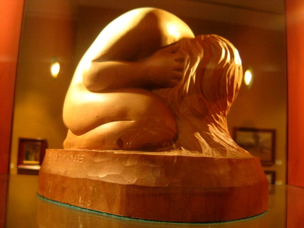 «Desolación», talla en madera de Francisco Serra Andrés