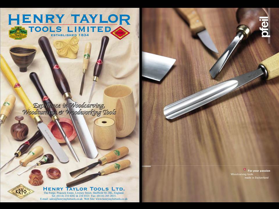 Comparación del bisel de una gubia Henry Taylor